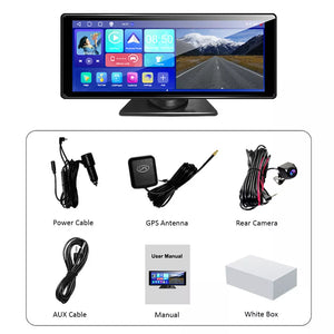 aoocci 1026ce5 liste des éléments du pack autoradio carplay avec gps