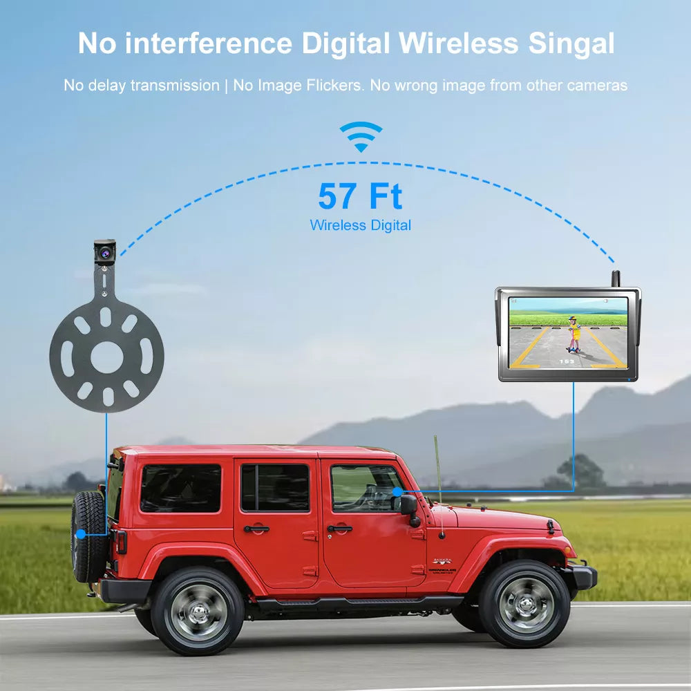 M502 Jeep/SUV 1080P Caméra de Bord Arrière Étanche 720P