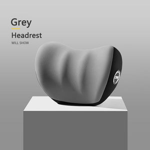 Car Seat Headrest And Lumbar Support - Headrest / Grey - CarPlay Smart Box Store