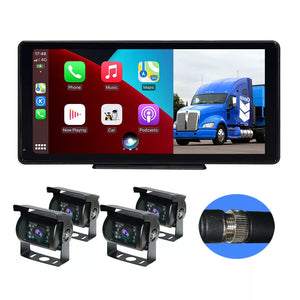 aoocci d1036 dash cam 4 canaux sans fil carplay