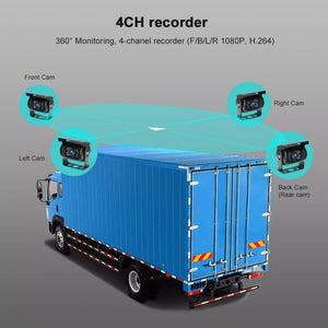 aoocci d1036 4 canaux caméra camion