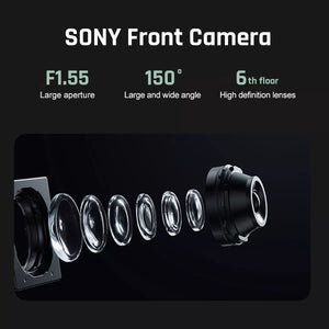 Dashcam Moto R1 - Capteur Sony 6 lentilles F1.55 grand angle 150° pour qualité d'image professionnelle