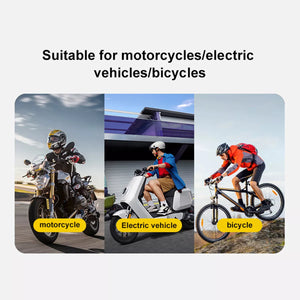 Dashcam Moto R1 - Compatible moto, scooter électrique et vélo pour tous types de véhicules