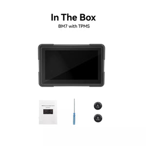 BM7 avec TPMS BMW - système navigation et surveillance pression pneus inclus
