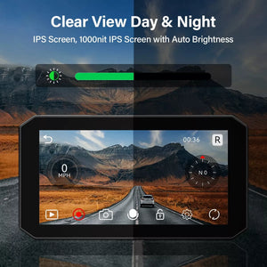 BX Moto écran IPS 1000 nits avec luminosité automatique - visibilité parfaite jour et nuit