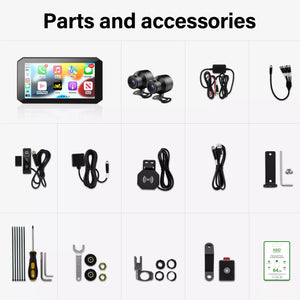 Contenu complet de la boîte BX Moto et accessoires inclus