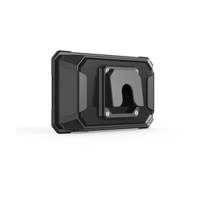 U6 moto vue arrière 3/4 support fixation rapide boîtier antichoc