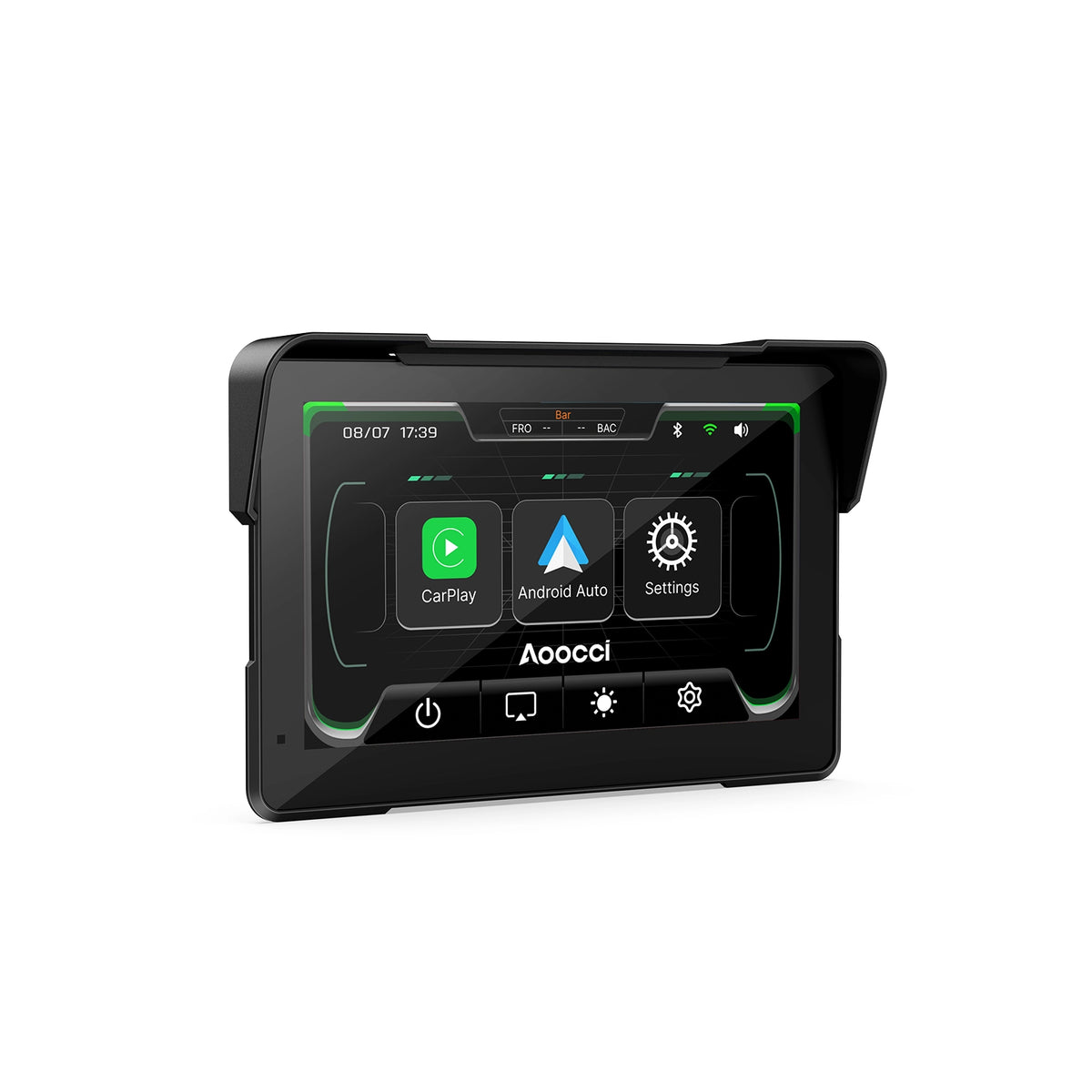 C7 CarPlay Moto 7 Pouces - Android Auto Sans Fil Étanche