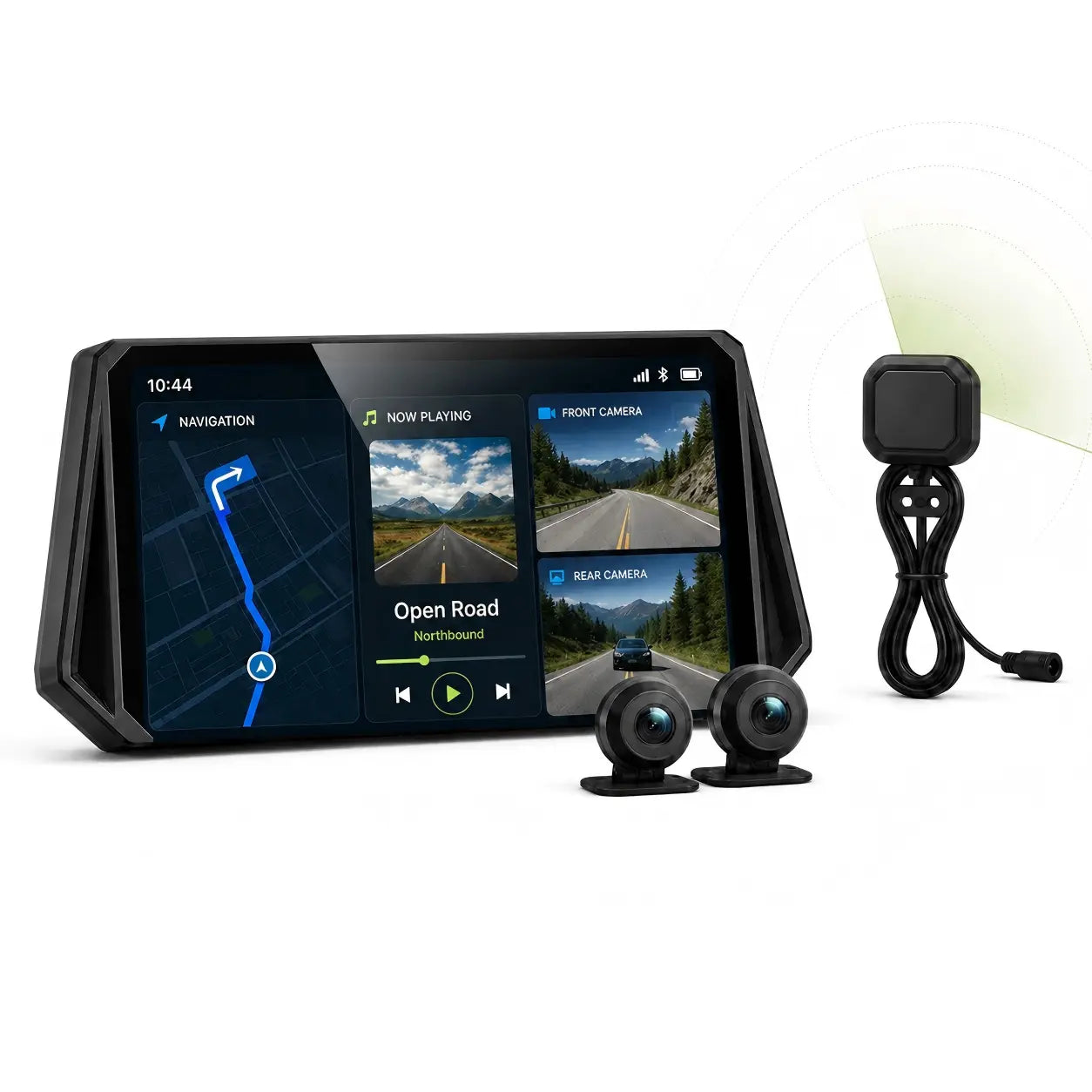 D6A Écran Intelligent Ultra-Large 6,1" avec Radar BSD 60GHz et TPMS | Caméra Dual Dash Cam 2K