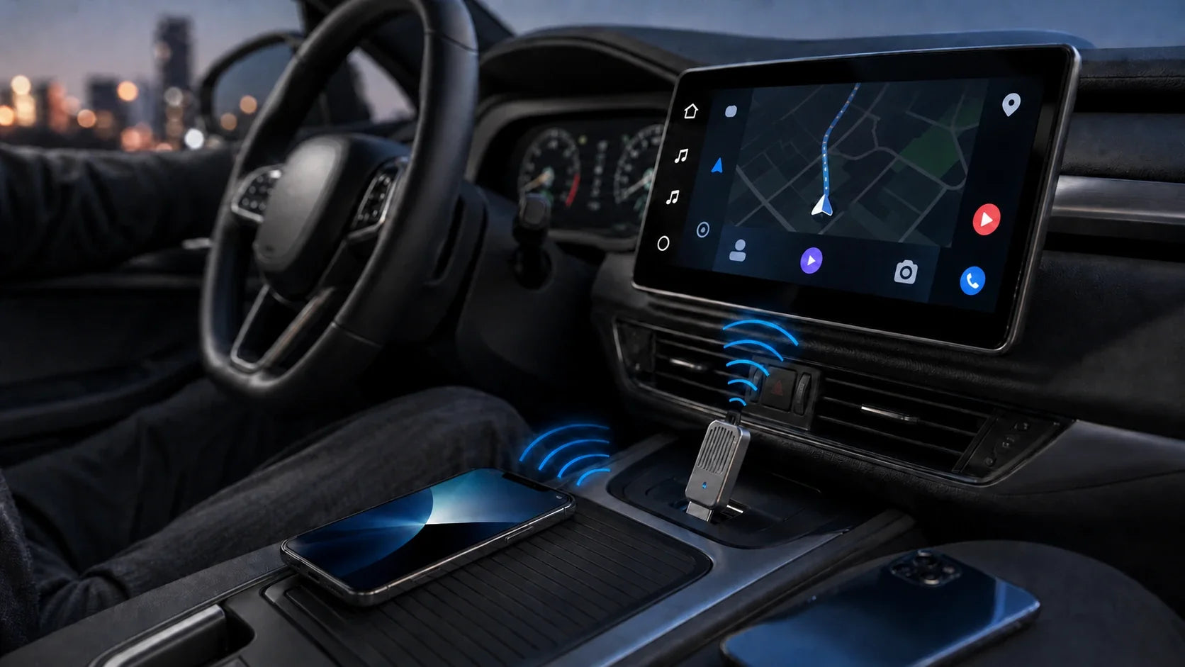 Adaptateur sans fil Android Auto