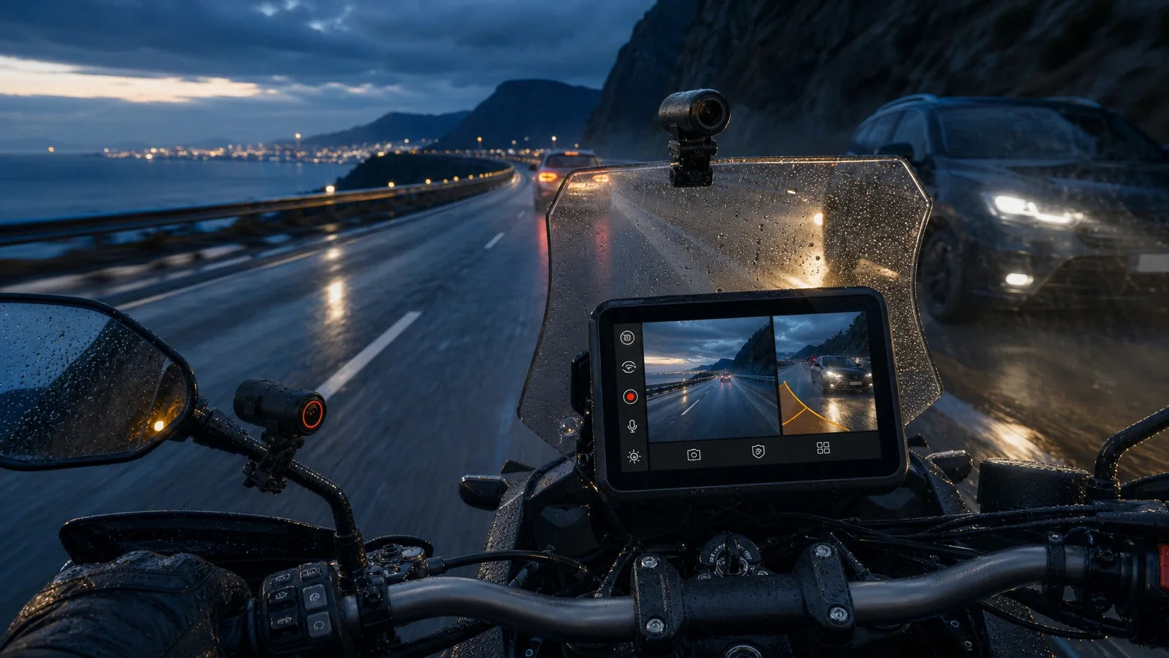 Utiliser une dashcam sur une moto : lisez ceci d'abord !