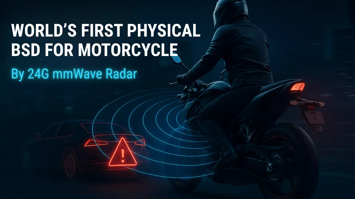 Test complet Aoocci BX 2025 - Radar BSD 24G mmWave pour moto