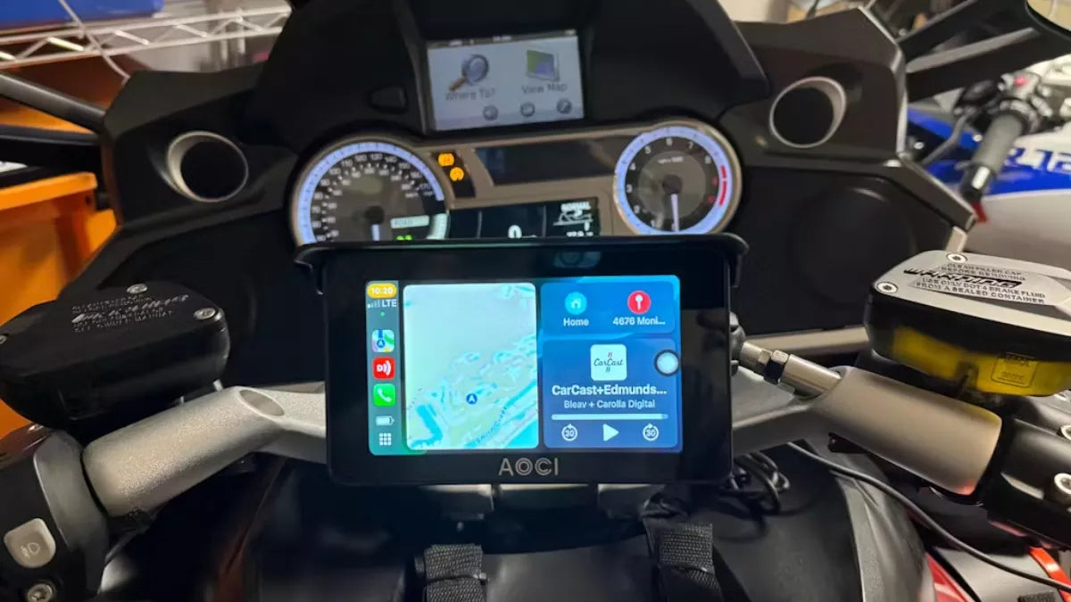 Test et avis Aoocci C3 CarPlay pour moto - écran de navigation GPS tactile