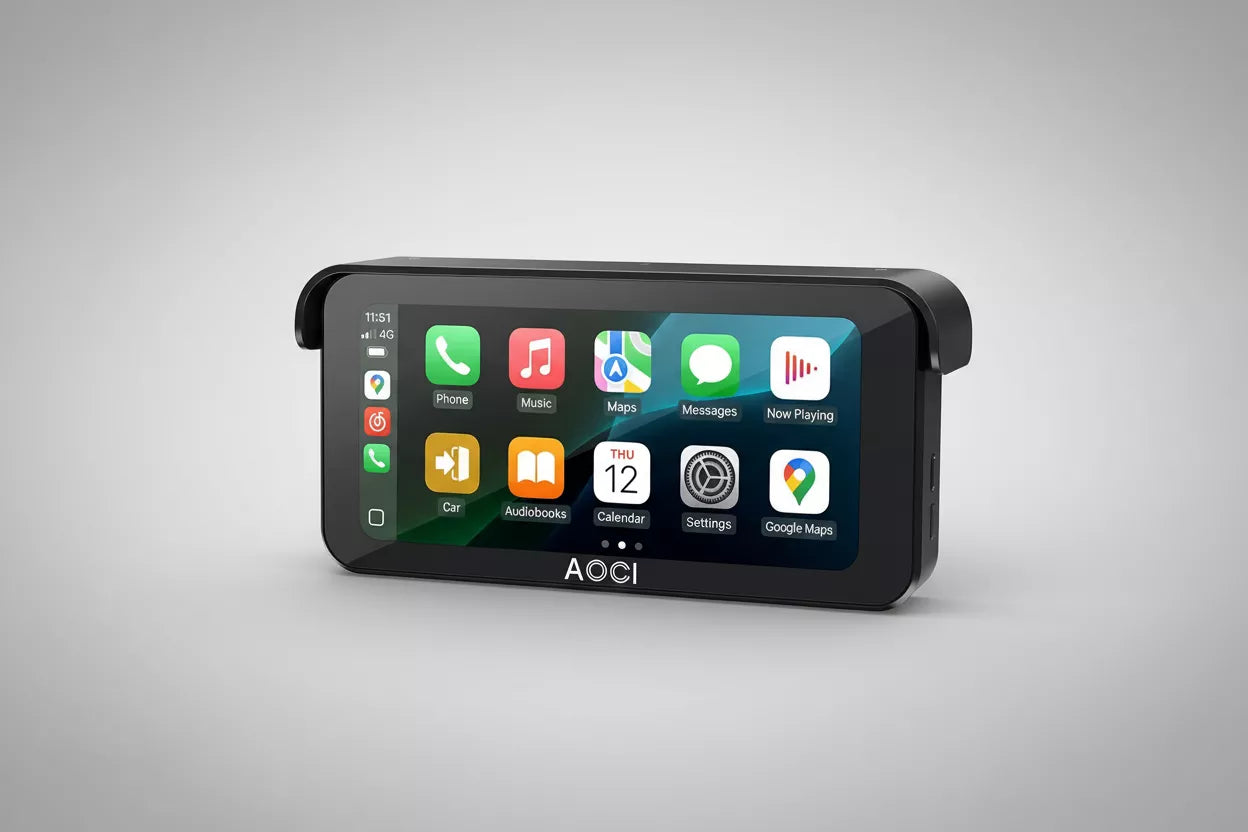 Systèmes CarPlay et Android Auto Sans Fil pour Moto