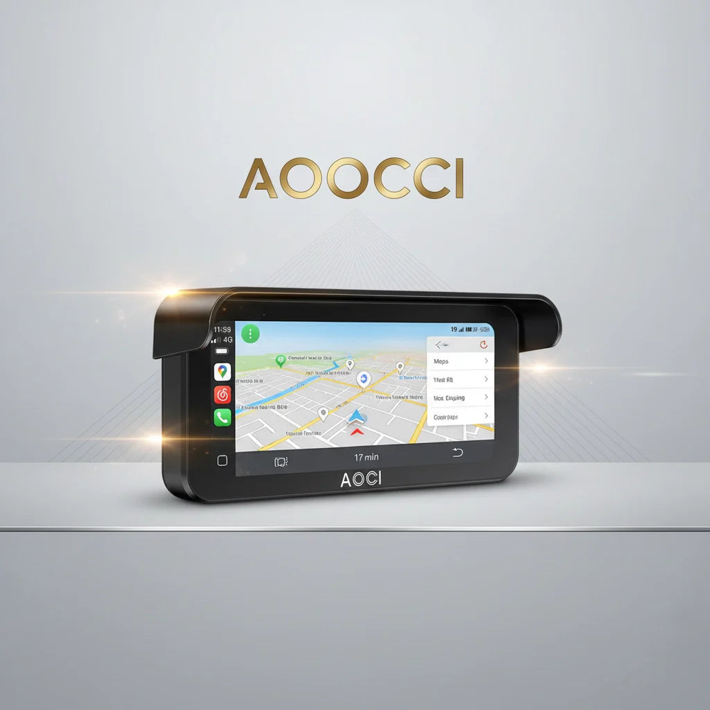 Aoocci C6 Pro CarPlay dashcam moto au meilleur taux - GPS et caméra HD