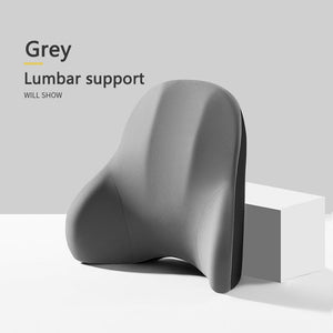 Car Seat Headrest And Lumbar Support - Lumbar Support / Grey - CarPlay Smart Box Store