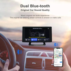 aoocci d501 caméra embarquée sans fil CarPlay/écran AA double Bluetooth