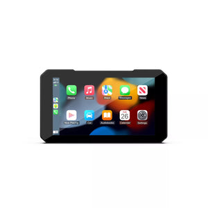 Écran CarPlay moto sans fil Aoocci C3 Plus 5 pouces vue [de face/de côté/arrière]
