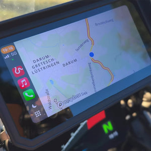BM6 écran BMW moto avec CarPlay sans fil et navigation GPS intégrée
