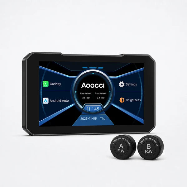 C3 CarPlay Moto Sans Fil 5" - Dashcam Android Auto TPMS