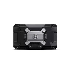 Face arrière écran CarPlay moto C3 Plus avec support métallique et système de fixation
