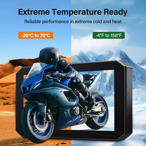 BX Moto résistant aux températures extrêmes -20°C à 70°C - performance fiable dans le désert et la neige
