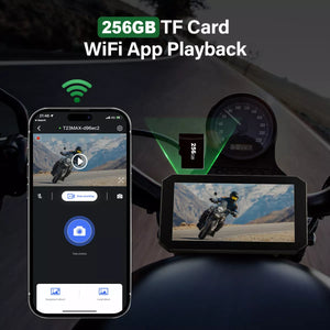 Écran BX Moto avec affichage en temps réel
