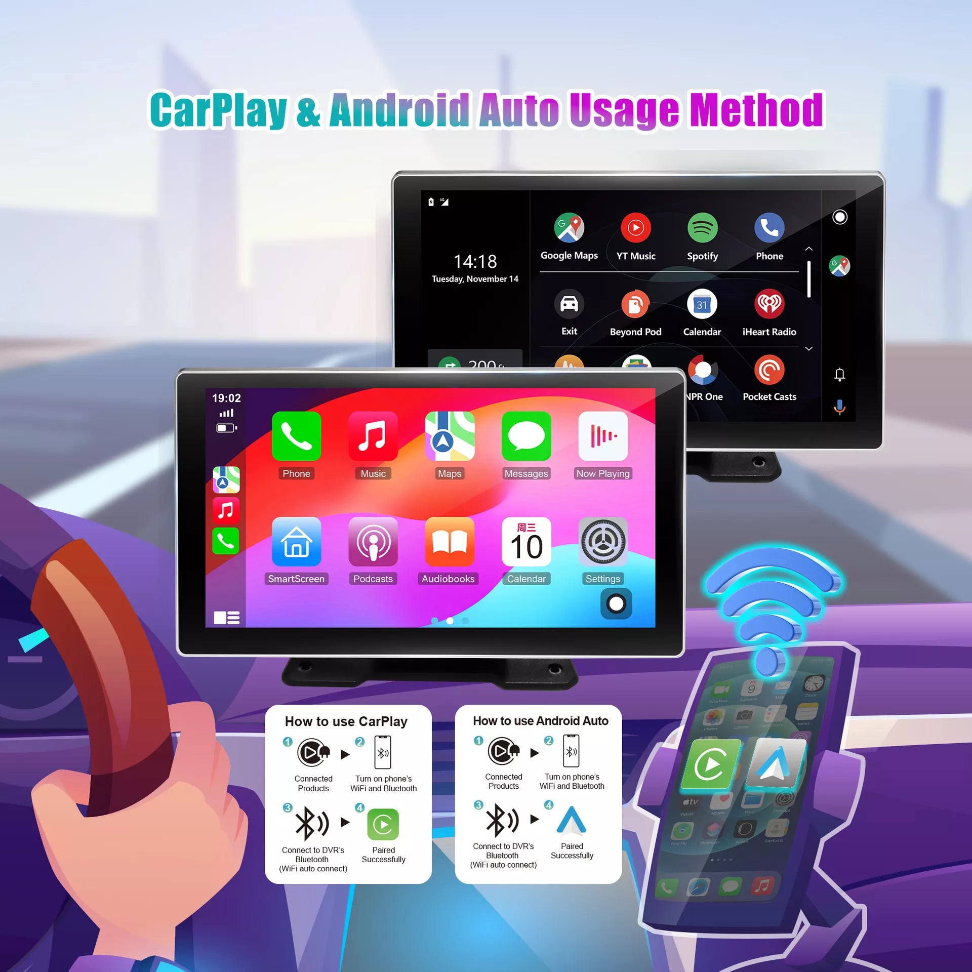 aoocci-produits-carplay-sans-fil-caméra-avant-arrière-caméra-de-tableau-de-bord-gps-d901s-11