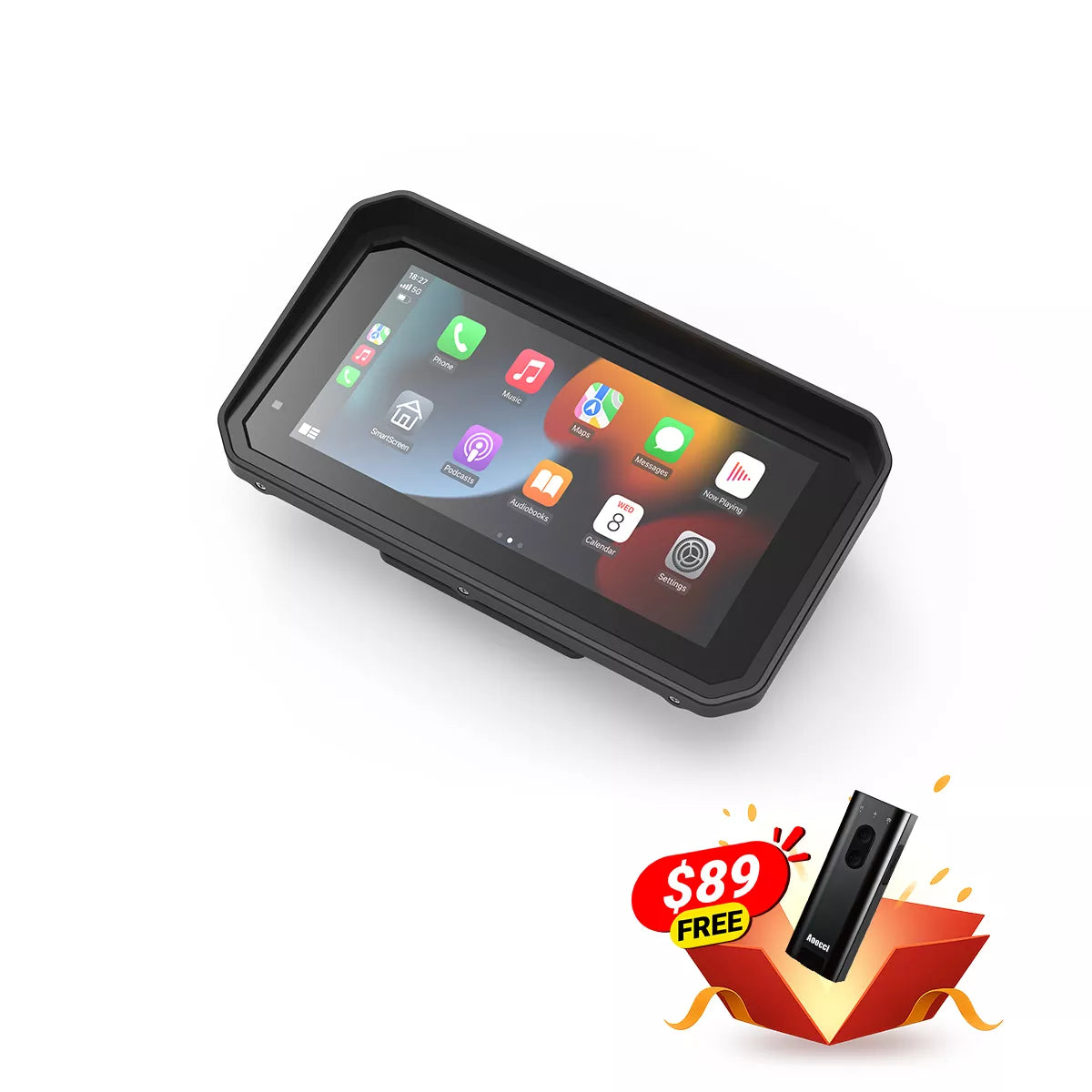 Écran Moto BMW BM6/BM7 CarPlay Sans Fil Dashcam GPS Android Auto